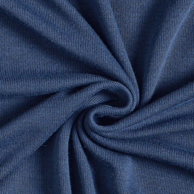 Tecido de malha Mistura de viscose super macio – azul-marinho,  image number 1