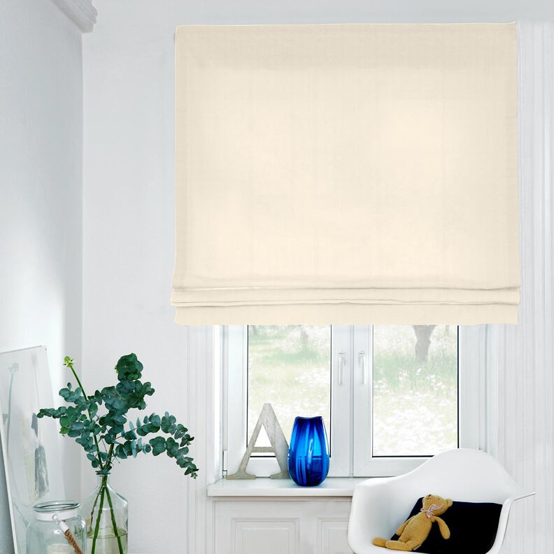 Tecido para decoração Meio linho Panamá sem tingimento 145 cm – natural,  image number 4