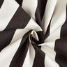 Tecido para exteriores Lona Riscas grossas – preto/marfim,  thumbnail number 3