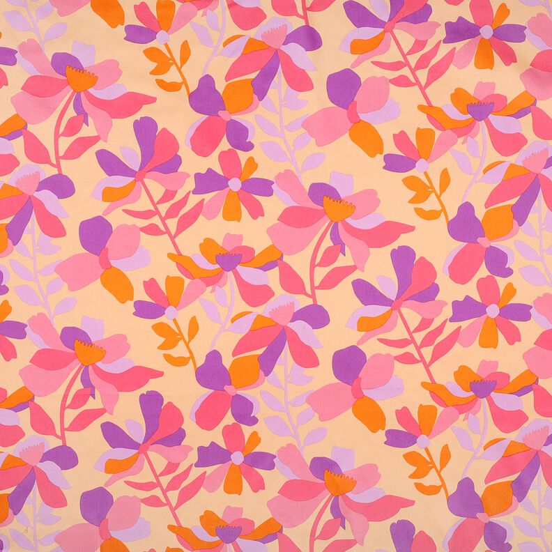 Cetim de algodão Cloverdale | Nerida Hansen – damasco/pink,  image number 1