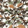 Jersey de algodão Camuflagem Dinossauro – marfim/castanho,  thumbnail number 3