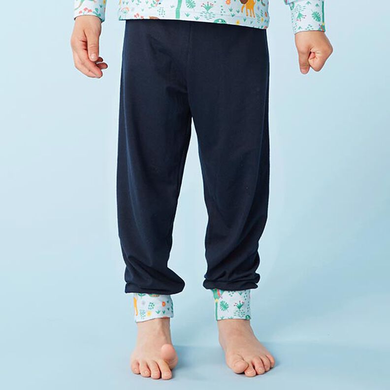 Jersey de viscose Médio – naval,  image number 4