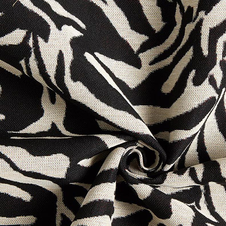 Jacquard Gobelina zebra – preto/branco,  image number 3