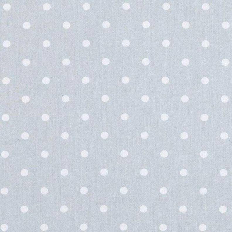 Tecido de algodão Cretone Pintas – branco/cinzento-prateado,  image number 1