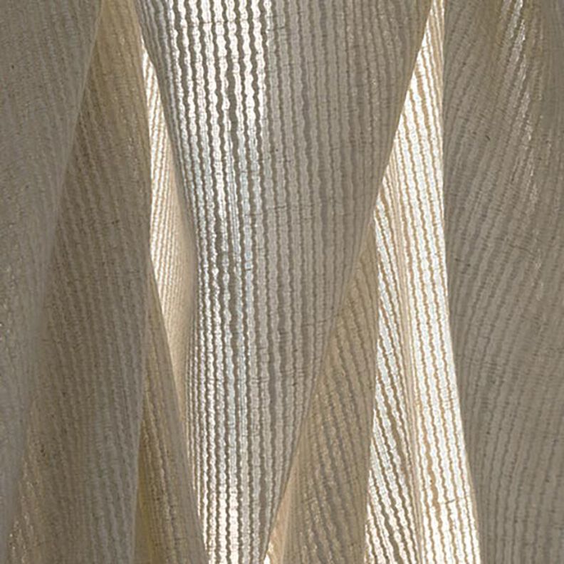 Tecido para cortinados Textura entretecida 300 cm – bege claro,  image number 9