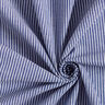 Tecido para blusas Mistura de algodão Riscas – azul-marinho/branco,  thumbnail number 3