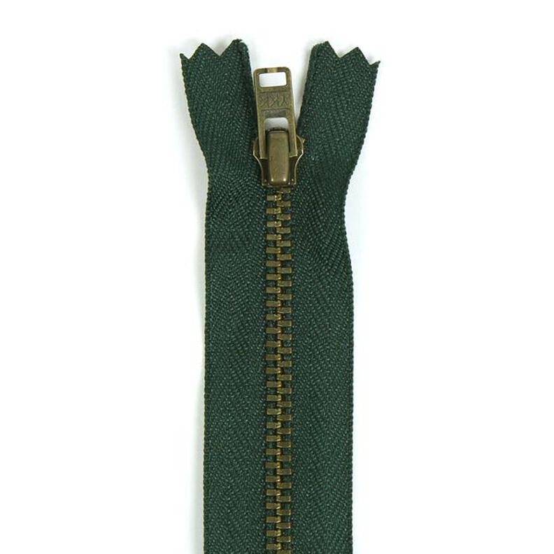 Fecho de correr não divisível | metal antigo (890),  image number 1