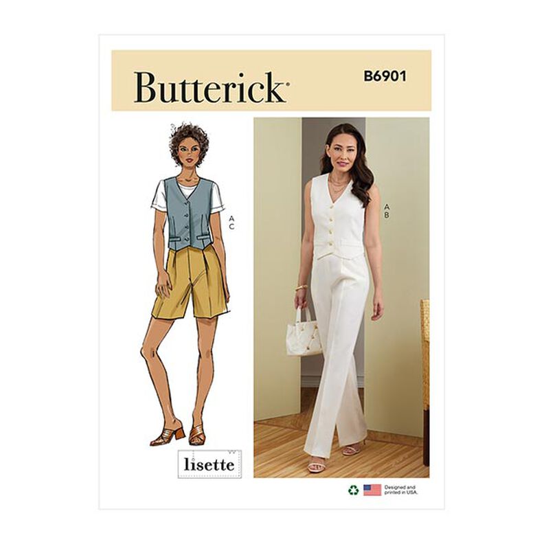 colete / calça / shorts | Butterick 6901 | 42-50,  image number 1