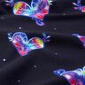 Jersey de algodão Corações coloridos | Glitzerpüppi  – azul-noite/framboesa,  thumbnail number 2