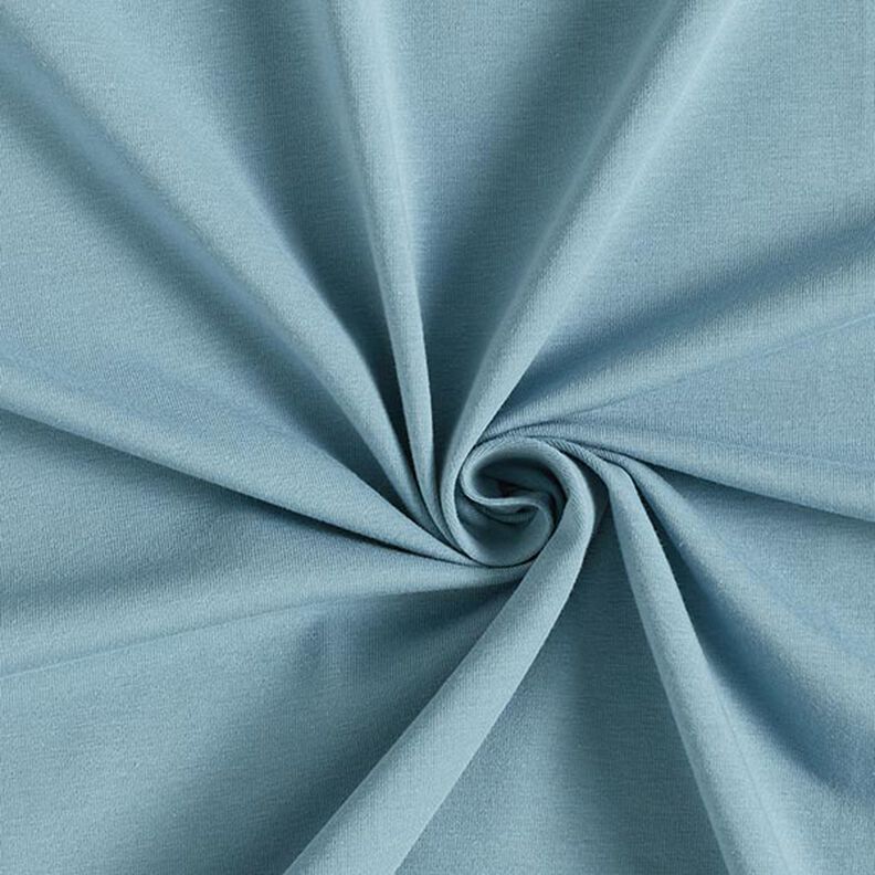 GOTS Jersey de algodão | Tula – azul-pomba,  image number 1