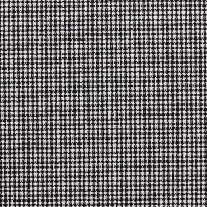 Tecido para camisas Xadrez pequeno – preto/branco,  image number 1