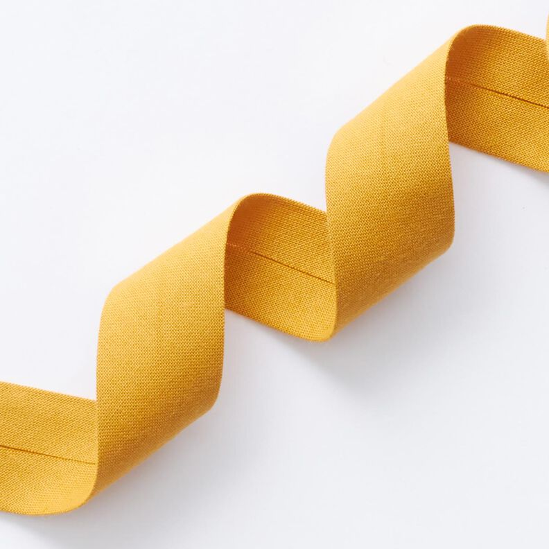 Fita de vi&eacute;s Algod&atilde;o org&acirc;nico [20 mm] &ndash; mostarda,  image number 2