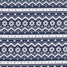 Tecido de algodão Popelina Padrão norueguês – azul-noite,  thumbnail number 1