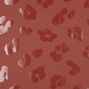Tecido para impermeáveis Leopardo – bordeaux, 