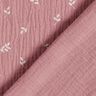 Musselina/ Tecido plissado duplo Ramo – rosa-velho escuro/branco,  thumbnail number 4