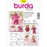 Vestidos para bonecas, Burda 7753,  thumbnail number 1