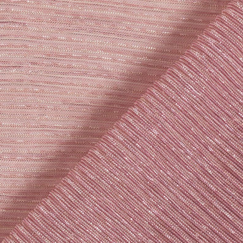 Plissado transparente Riscas brilho – rosa,  image number 4