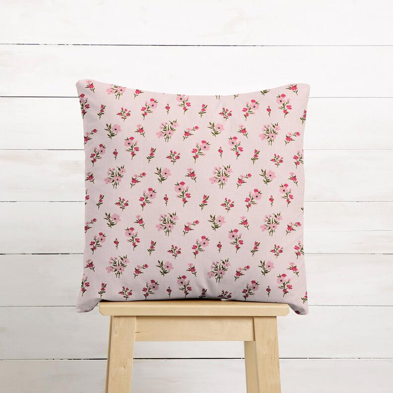 Tecido de algodão Cretone Florzinhas Mini – rosé/rosa intenso,  image number 7