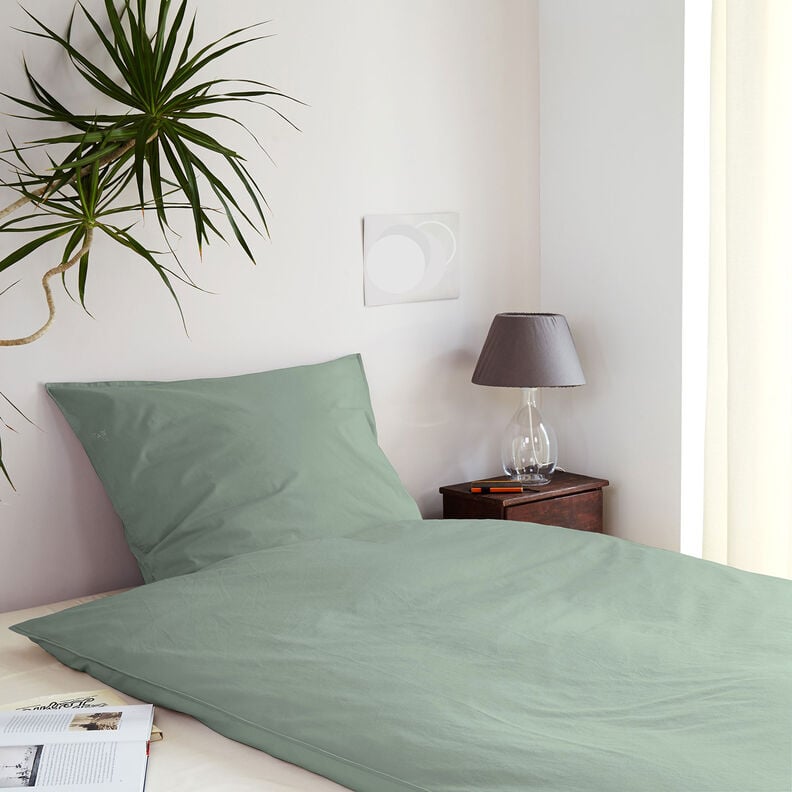 Tecido de algodão Cretone Liso – verde amarelado,  image number 6