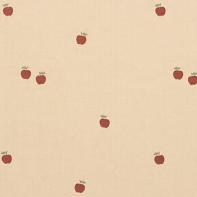 Jersey de algod&atilde;o Ma&ccedil;&atilde;s pequenas &ndash; cor de areia, 