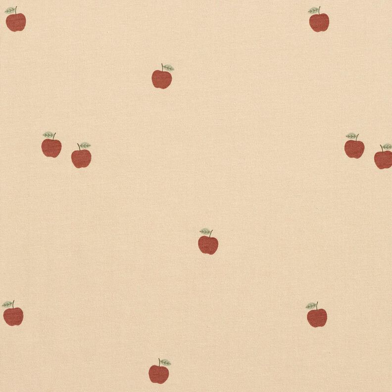 Jersey de algod&atilde;o Ma&ccedil;&atilde;s pequenas &ndash; cor de areia,  image number 1