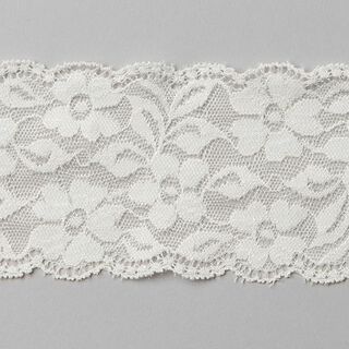 Renda elástica para lingerie [60 mm] - branco natural, 