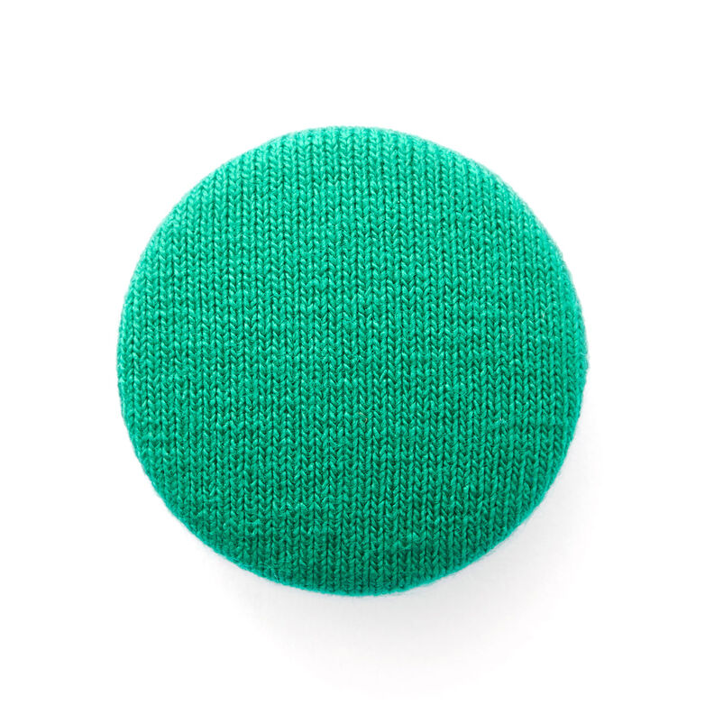 Botão forrado, Jersey de viscose Medium – verde grama,  image number 1