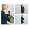 FRAU VLIELAND Vestido Jersey com decote redondo | Studio Schnittreif | XS-L,  thumbnail number 2