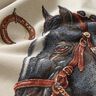Tecido para decoração Peça de gobelina Cavalo – beige,  thumbnail number 2