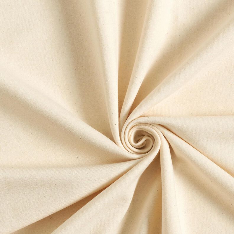 GOTS French Terry Sweat de verão, em cru | Tula – natural,  image number 1