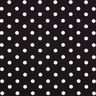 Popelina de algodão pintas grandes – preto/branco,  thumbnail number 1