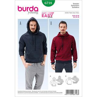 Suéter, Burda 6718, 