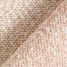 Tecido para exteriores Bouclé fino – salmão/branco sujo,  thumbnail number 4