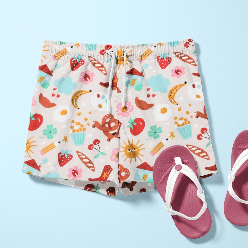 Popelina de algodão Agitação colorida– cinzento-névoa,  image number 5