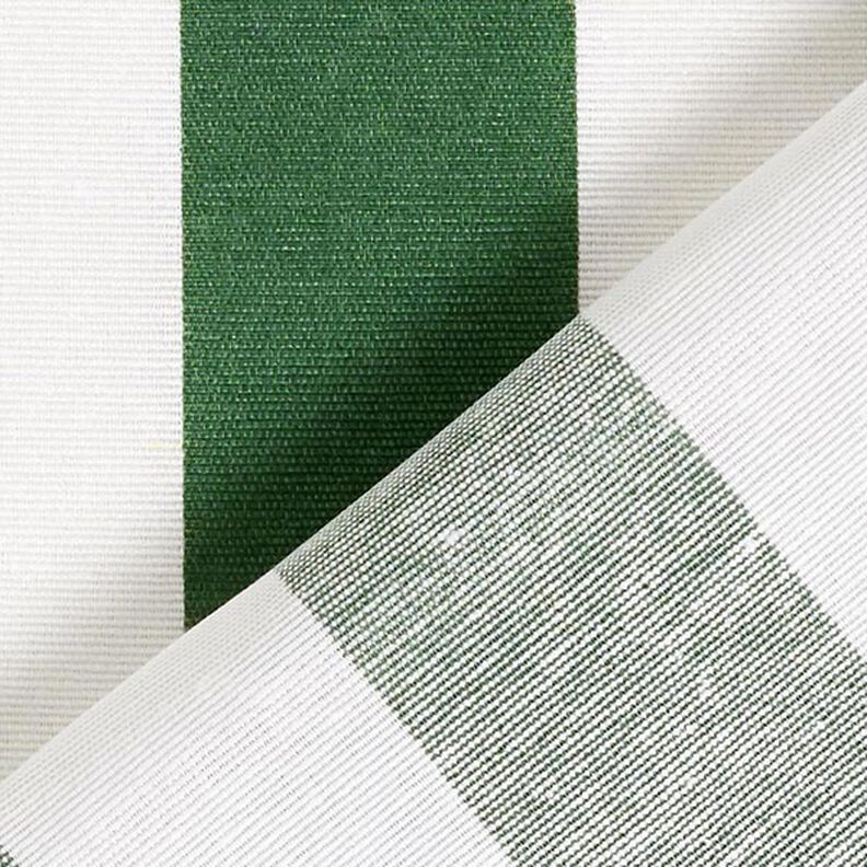 Tecido para decoração Lona Riscas – verde/branco,  image number 4