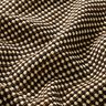 Quadrados de tecido de tela de linho grossa – azul-marinho/castanho,  thumbnail number 2