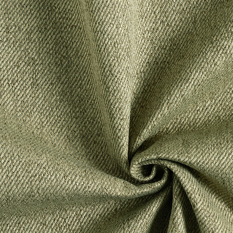 Tecido para estofos Aparência de sarja – verde amarelado,  image number 1