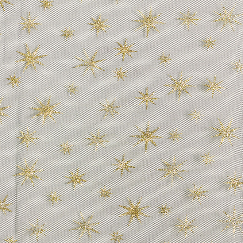 Tule Estrelas brilho – preto/dourado,  image number 1