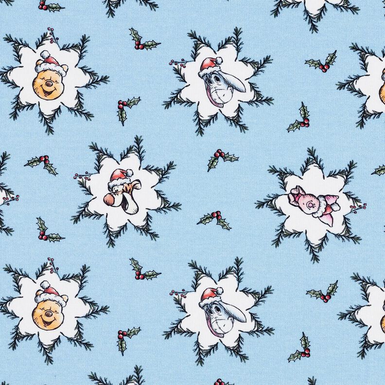 French Terry Sweat de verão Ursinho Pooh Tecido sob licença | Disney – azul claro,  image number 1