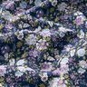 Popelina de algodão Prado de flores românticas – azul-marinho/lavanda,  thumbnail number 2
