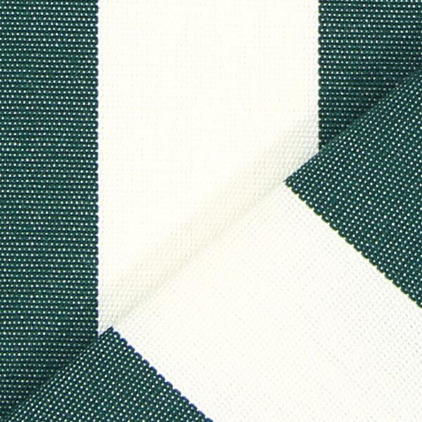 Tecido para exteriores Acrisol Listado – branco sujo/verde escuro,  image number 3