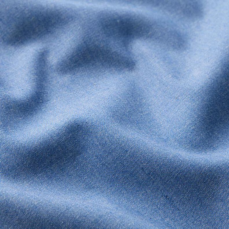 Chambray de algodão Jeanslook – azul,  image number 2