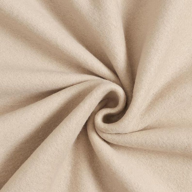 Tecido polar de algodão Liso – amêndoa,  image number 1