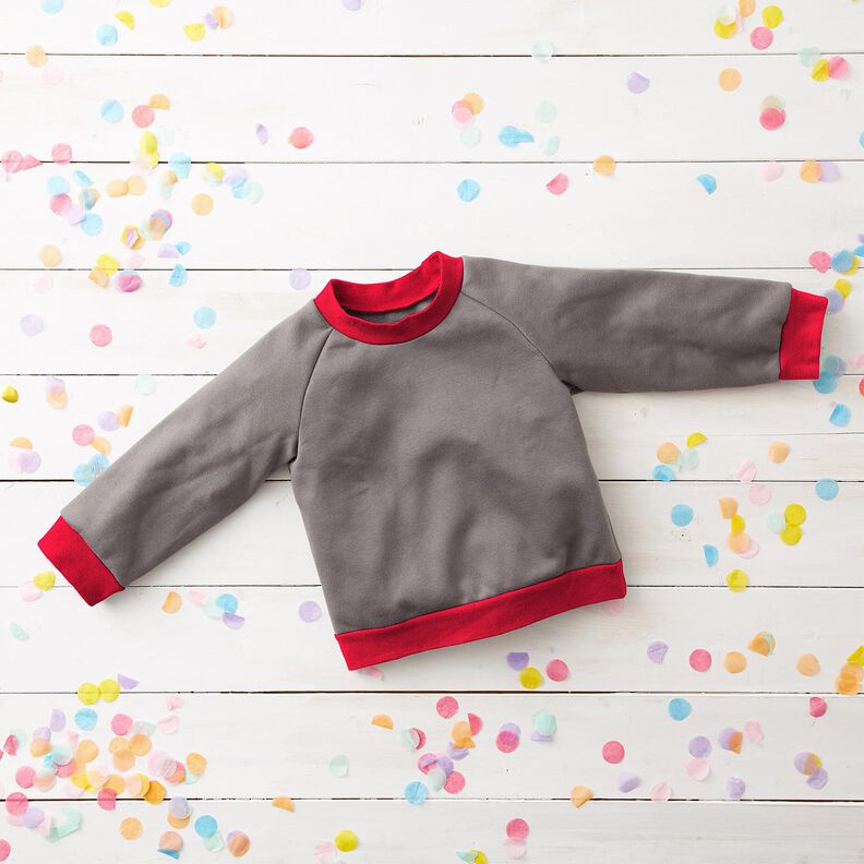 Tecido para bordas liso – vermelho,  image number 4