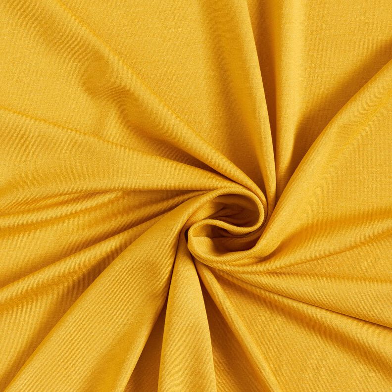 Jersey de verão Viscose Médio – amarelo-caril,  image number 1