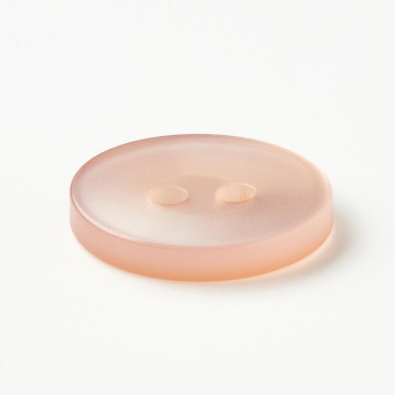 Botão de 2 furos brilhante [Ø 15 mm] – rosé,  image number 2
