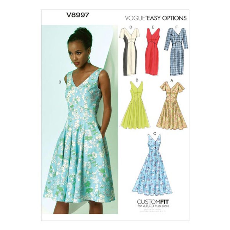 Vestidos, Vogue 8997 | 32 - 40,  image number 1