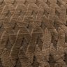 Pelo artificial Tecido Bouclé Losangos – castanho escuro/castanho escuro,  thumbnail number 2