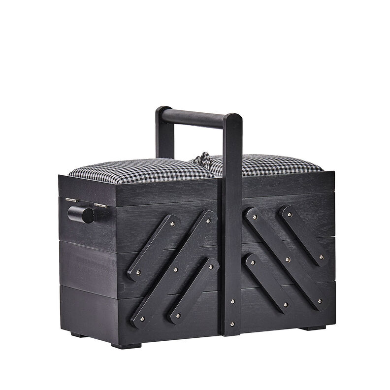 Caixa de costura Madeira [36 x 19 x 30 cm] | Prym – preto,  image number 1