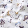 Jersey de algodão Fada, unicórnio e arco-íris – branco/azul ganga,  thumbnail number 2